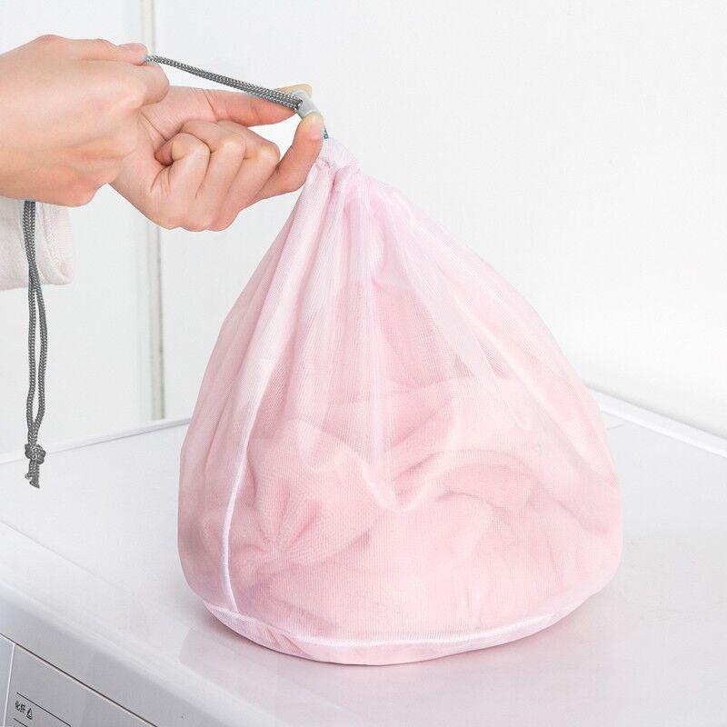 BAKINGCHEF 2pcs/lot Mesh Laundry Bags Baskets For Bra underwear Clothes Lingerie House Cleaning Tool Washing Machine Accessories