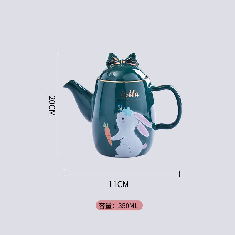Lovely design cartoon  kitchenware 3 pieces ceramic spice jar set for gift