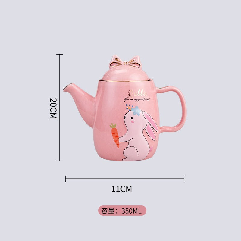 Lovely design cartoon  kitchenware 3 pieces ceramic spice jar set for gift