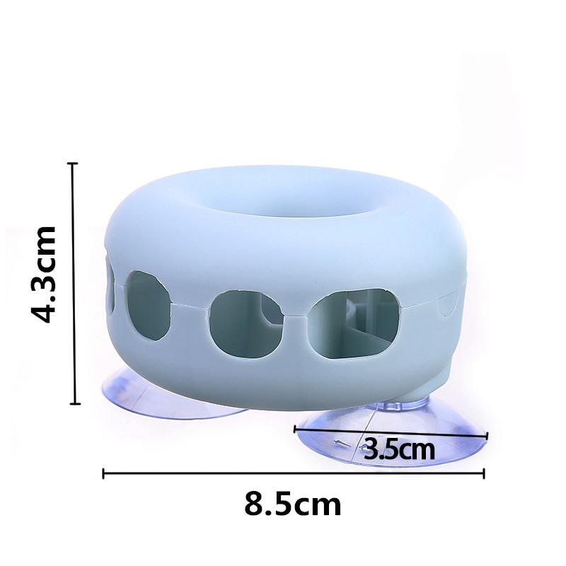 Wall Sucker Toothbrush Rack 4 Hole Bathroom Tools Holder Divider Home Organizer Accessories Supplies Gear Stuff Product